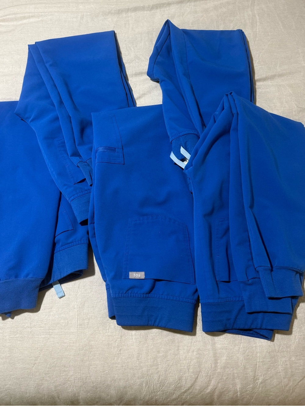 Figs Royal Blue Zamora Jogger Scrub Pants XS (5 total)